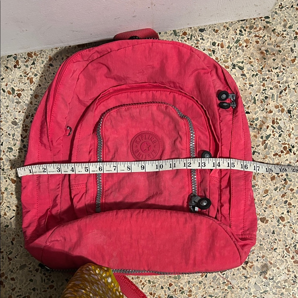 Kipling Cherry Red Backpack - image 5
